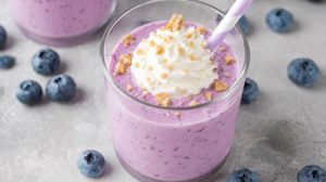 Blueberry Pie Milkshake